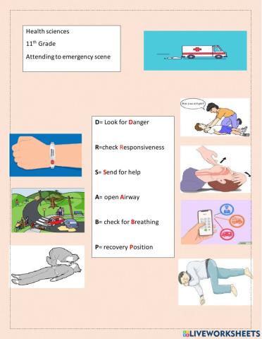 Attending to emergency scene