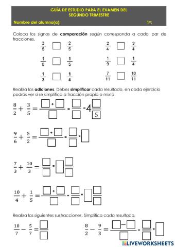 1°  Guía de Estudio