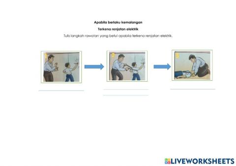 Terkena renjatan elektrik