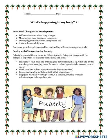 Puberty: What's happening to my body part 2