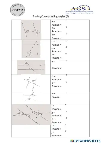 Corresponding Angles