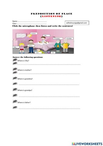 Preposition of Place