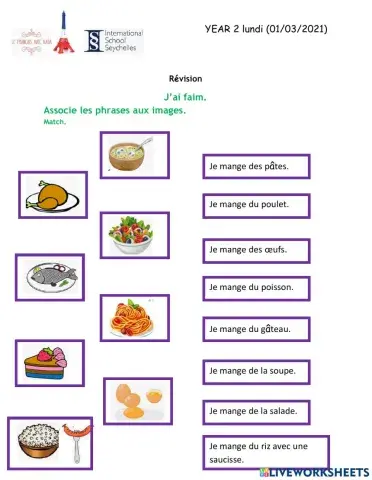 Nourritures et boissons