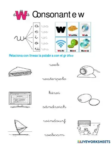 Consonante w