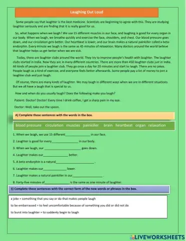 Laughter is the best medicine