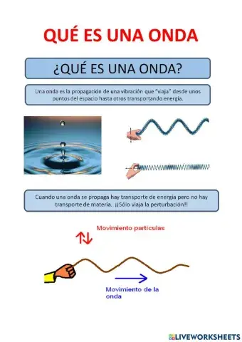 Qué es una onda y tipos de ondas