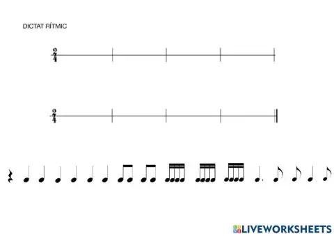 Dictat rítmic (4art, 2)