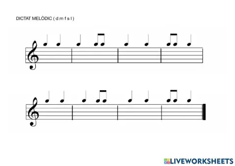 Dictat melòdic (4art 2)
