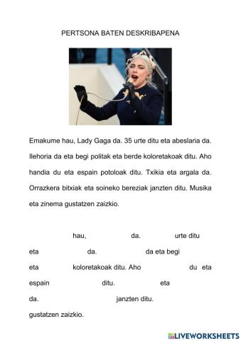 Pertsonen deskribapena