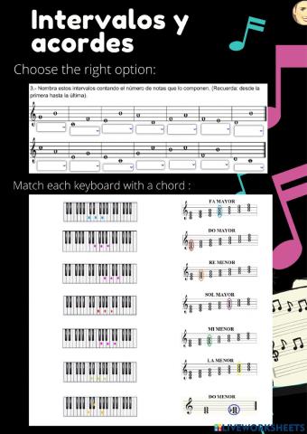 Intervalos y acordes