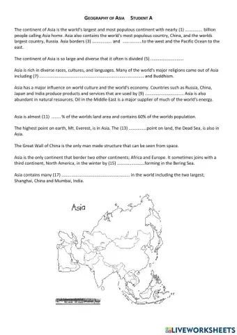 Geography of Asia