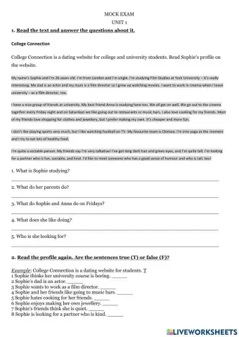 Go getter 3 - Mock exam 1