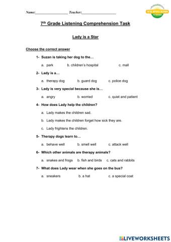 7th listening comprehension (final)