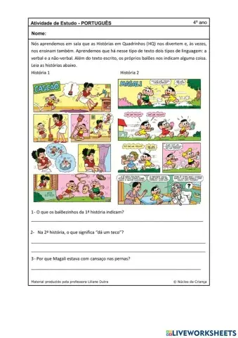 História em Quadrinhos