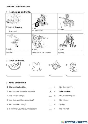 Smiles Unit 8 Revision