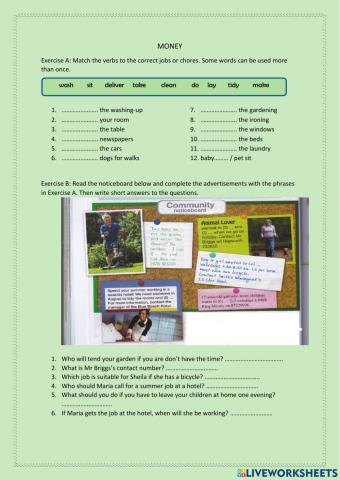 Unit 6: Money, Pulse Form 2