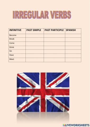 Irregular verbs
