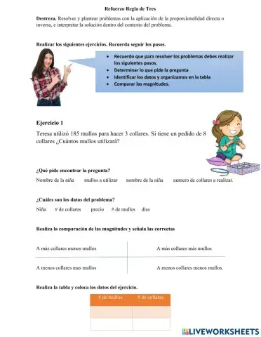 Regla de tres directa