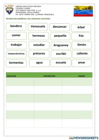 Categorías gramaticales