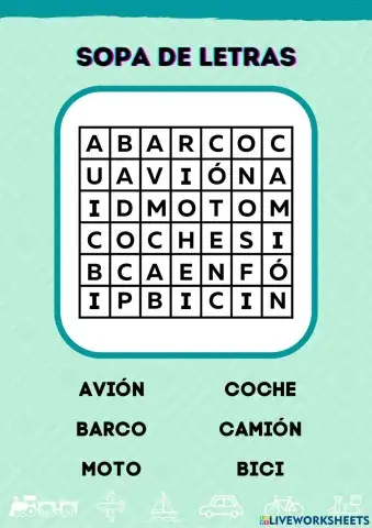 ficha interactiva sopa