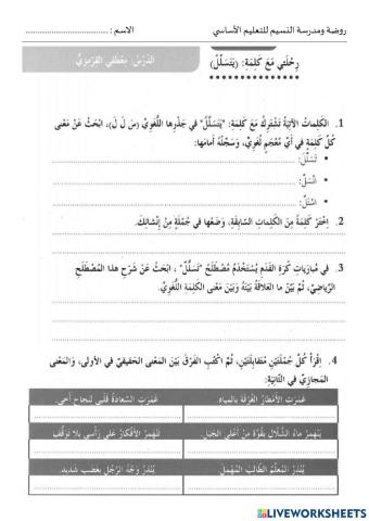 رحلتي مع كلمة تسلل 2