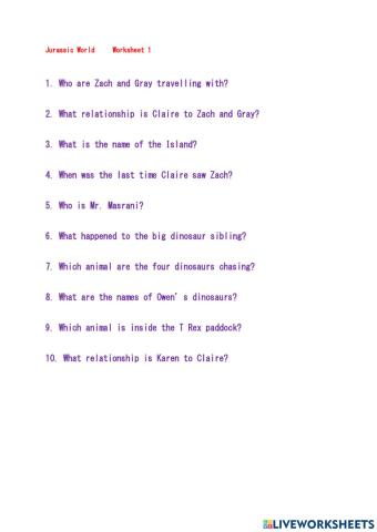 Jurassic Park part 1