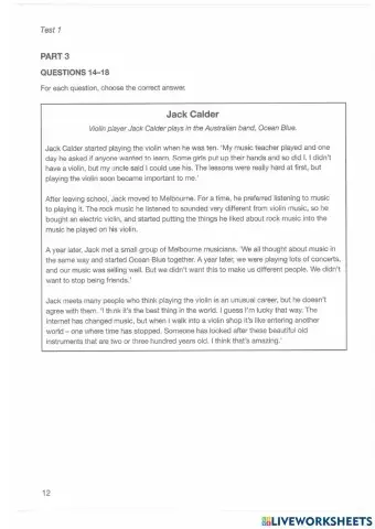 KET READING PART 3.1