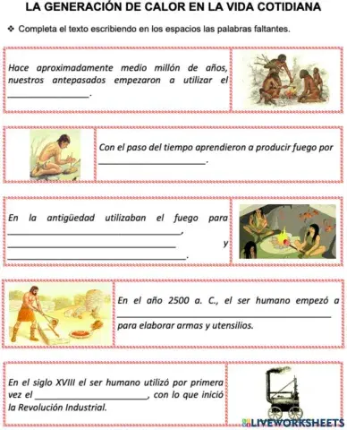 La generación de calor en la vida cotidiana