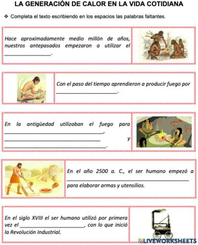 La generación de calor en la vida cotidiana