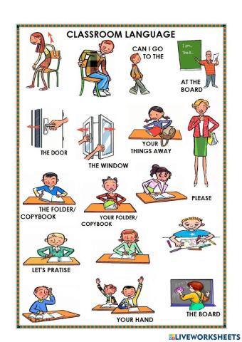 Classroom Language Review