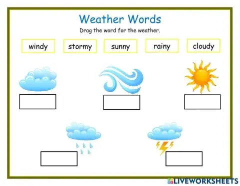 Weather Words DJ