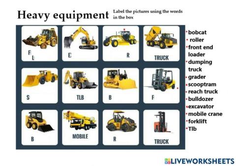 Construction: Heavy equipment