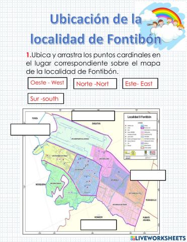 Ubicación de la localidad de Fontibón