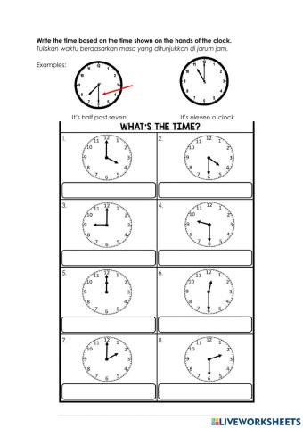 What's the time?