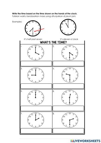 What's the time?