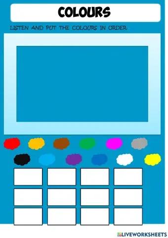 COLOURS AND NUMBERS 1 TO 10