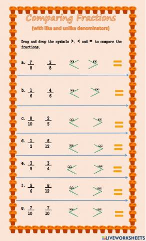 Comparing Fractions