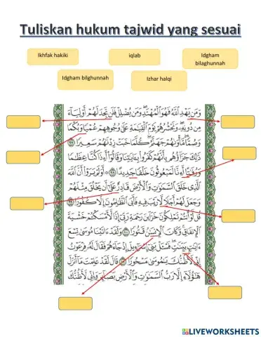 Tajwid hukum nun mati dan tanwin