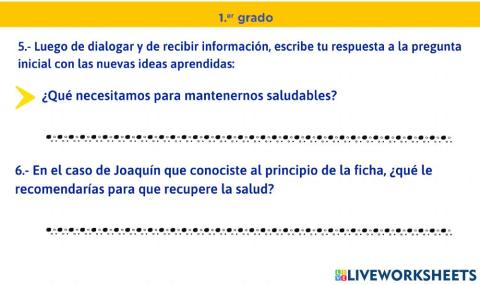 Mantengan saludables