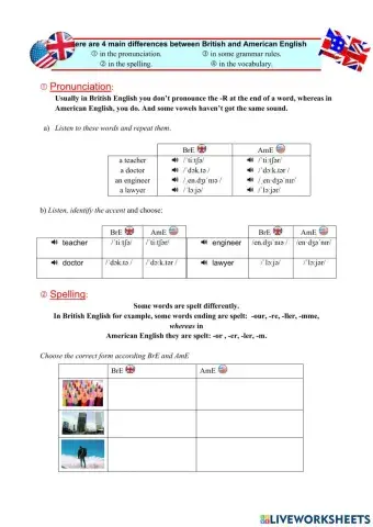 American and British English