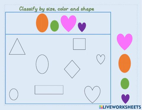 Classify the shapes