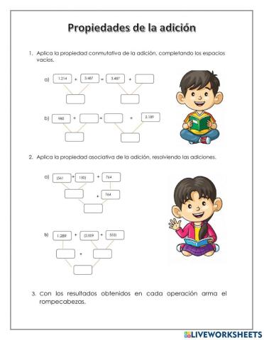 Propiedades de la adicion