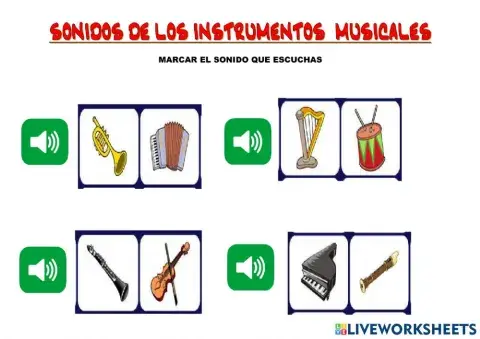 Sonidos musicales