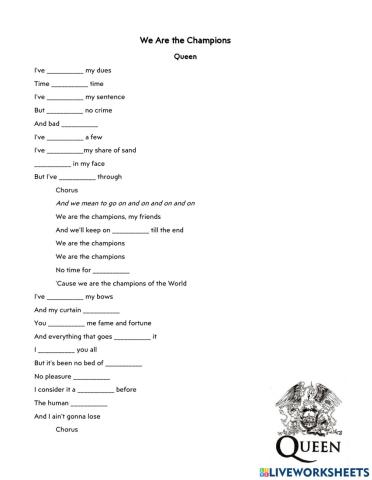 We are the Champions