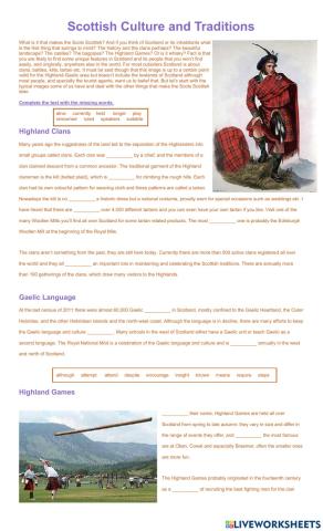Scottish Culture and Traditions