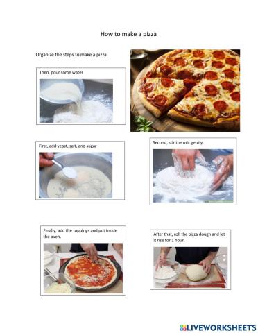How to make a pizza