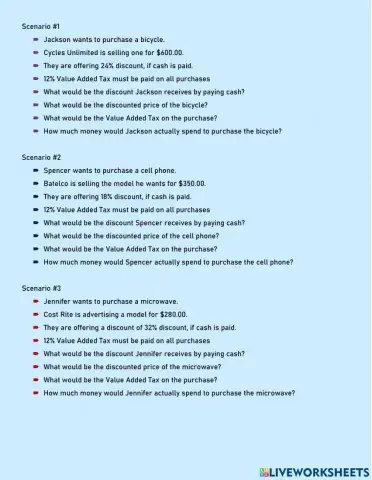 Purchases with Discount and Sales Tax