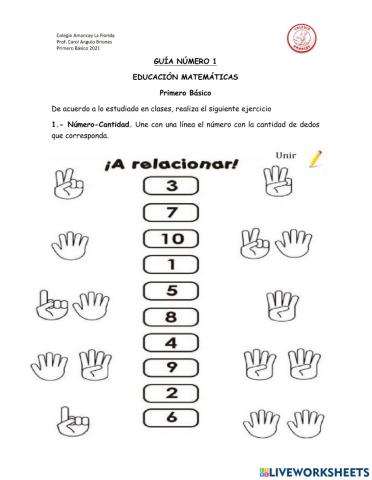 Números hasta 10