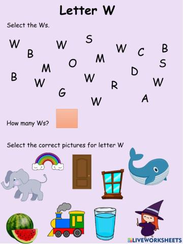 Letter W