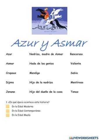 Película -Azur y Asmar-